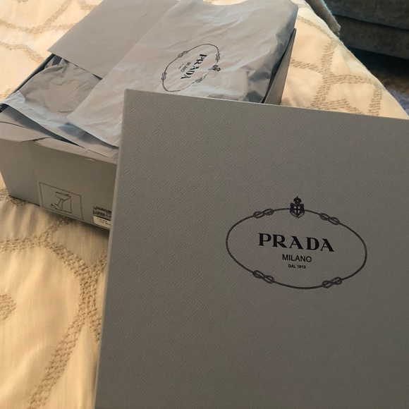 Prada Calzature Donna wedge sandal, wood heel - Picture 4 of 4